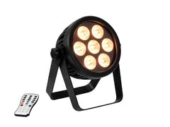 EUROLITE Set 4x LED 7C-7 Silent Slim Spot + Case