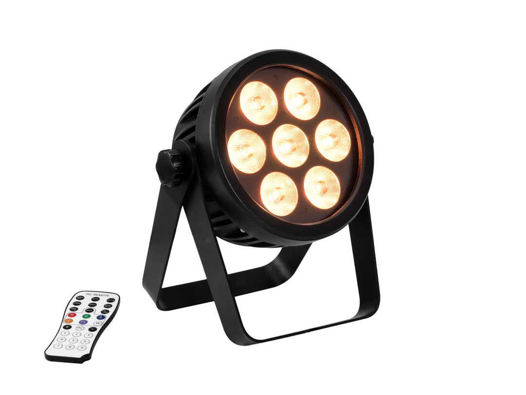 EUROLITE Set 4x LED 7C-7 Silent Slim Spot + Case