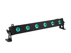 EUROLITE Set 2x LED BAR-6 QCL RGB+UV Bar + Soft Bag