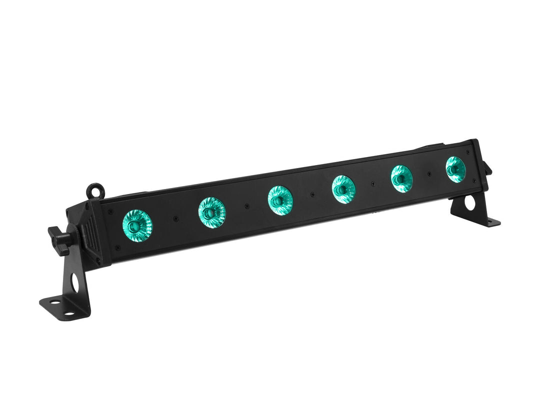 EUROLITE Set 2x LED BAR-6 QCL RGB+UV Bar + Soft Bag