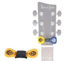 Fire & Stone plekterholder i gummi til guitarens hoved, 5 stk.