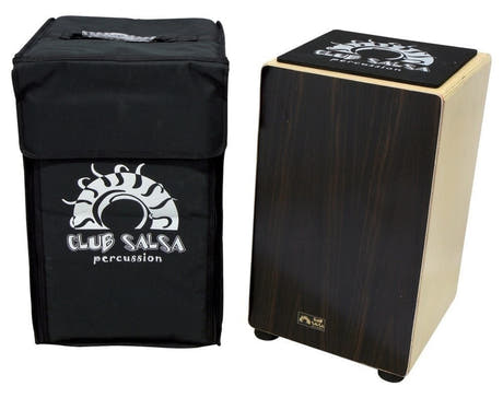 GEWA Club Salsa cajon i birk med front i ebenholt