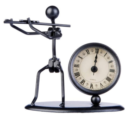 GEWA Sculpture with clock - Flute