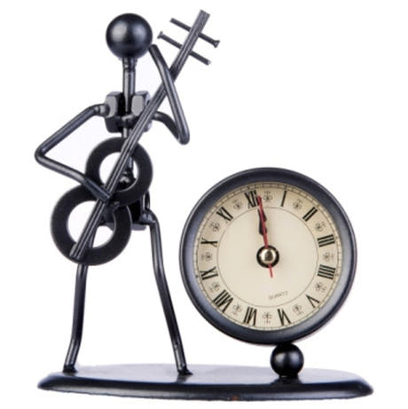 GEWA Sculpture with clock - Bass guitar