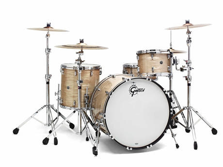 Gretsch USA Brooklyn 3-delt shell set 24", Creme Oyster