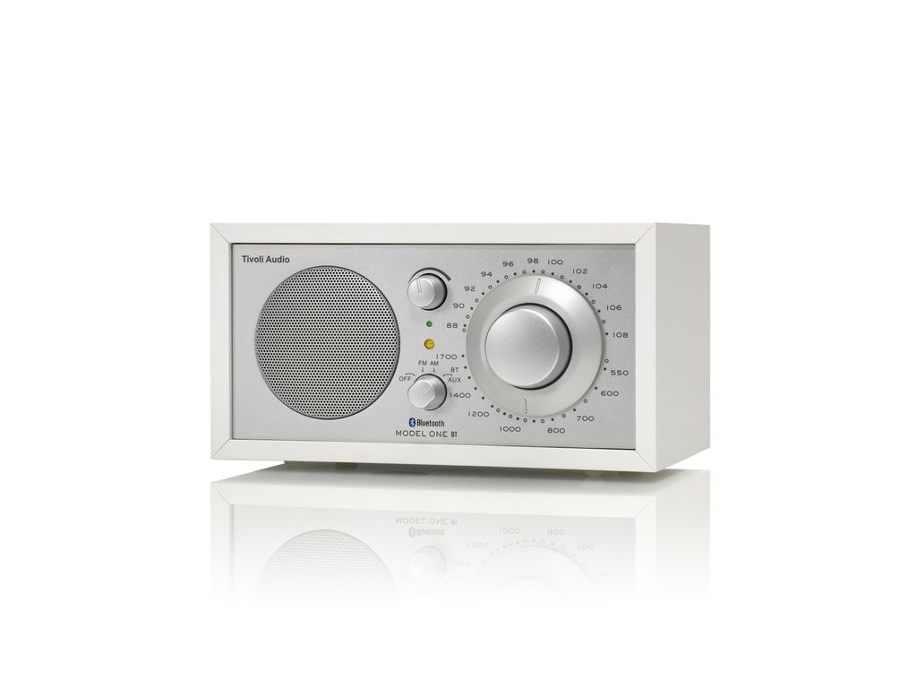 Tivoli Audio Model ONE BT Bluetooth Højtaler  (Hvid, Sølv)