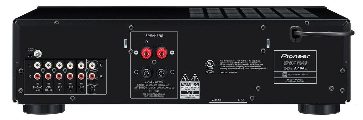 Pioneer A-10AE HI-FI Forstærker (Sort, 2x50W)