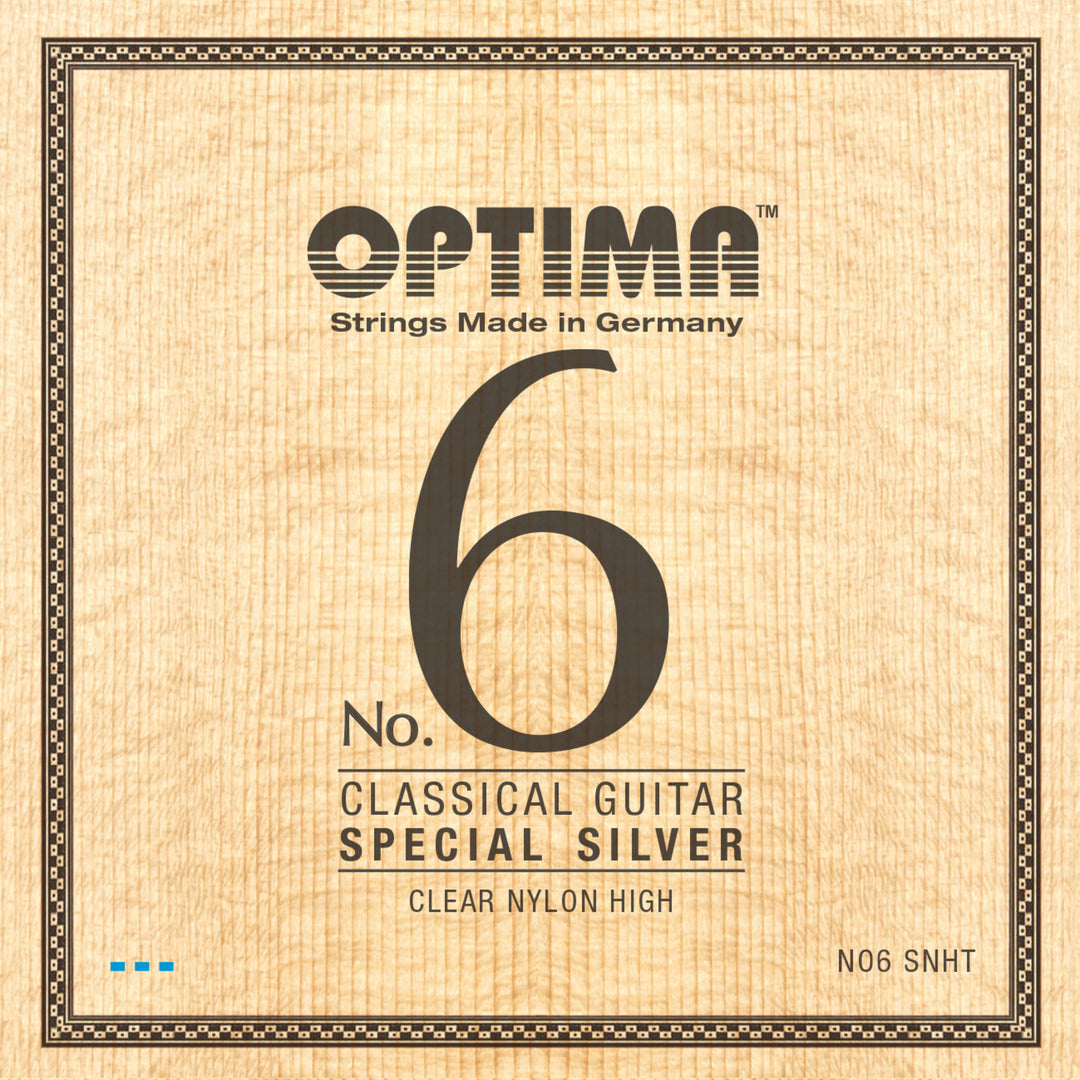 Optima Strings for classic guitar No. 6 Special Silver - Set Nylon high (NO6.SNHT)