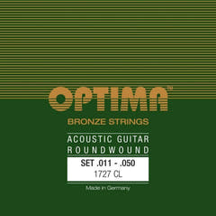 Optima Strings for Acoustic Guitar Bronze strings - Set Custom-light (1727CL)
