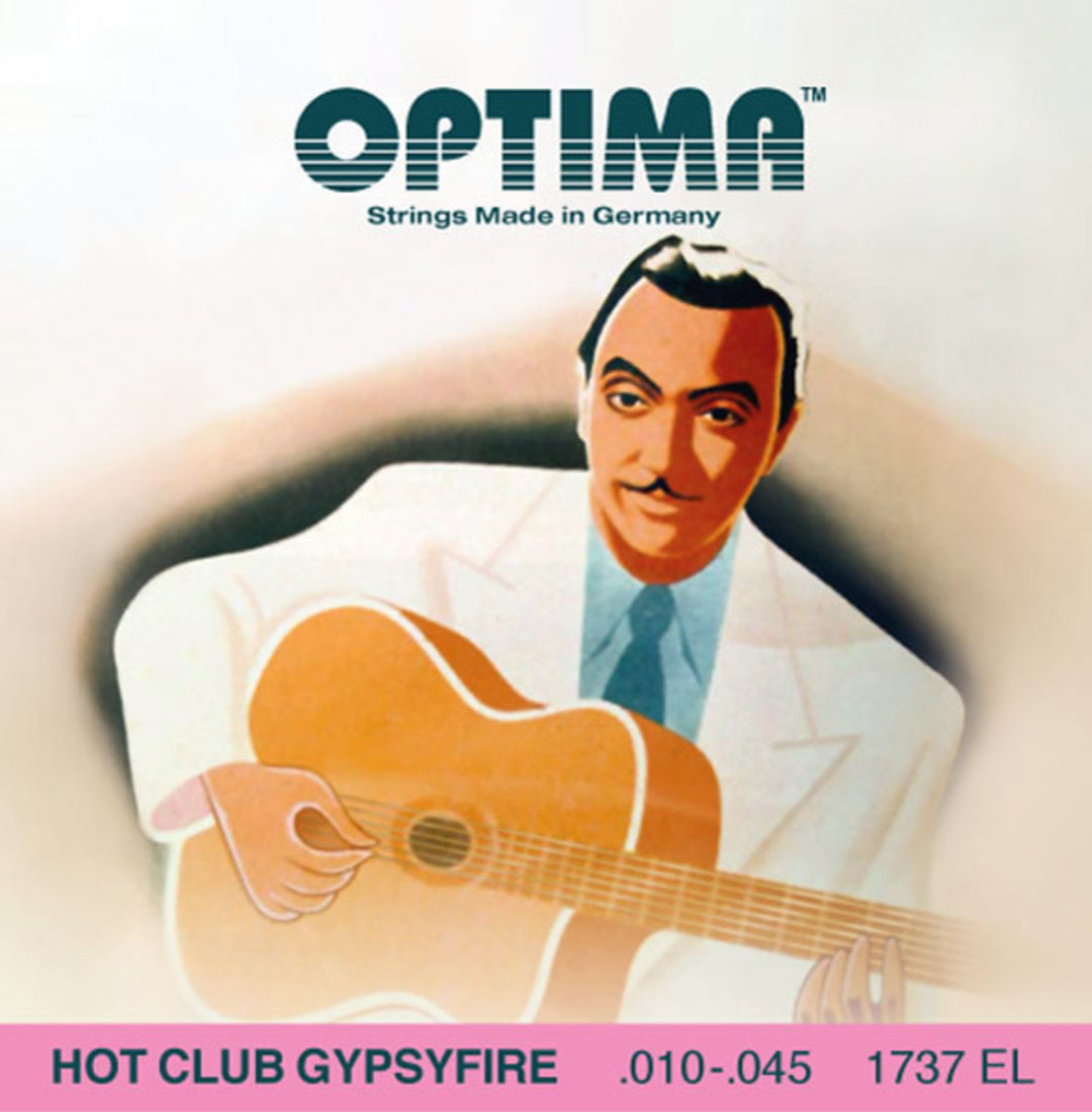 Optima Strings for Acoustic Guitar Hot Club Gypsyfire silver plated - Set (1737EL)