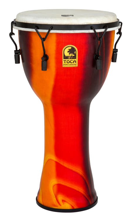 Toca Freestyle djembe 12" SFDMX-12RP, mekanisk stemt, Bali Red
