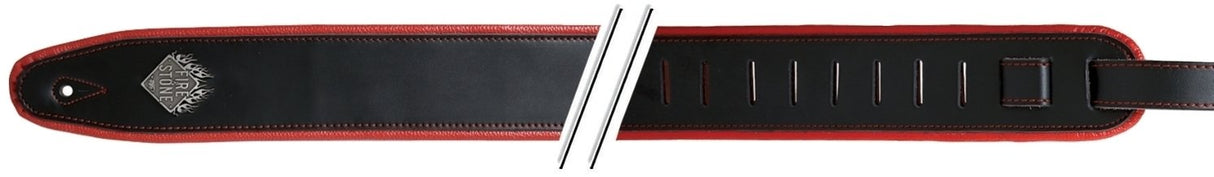 GEWA Guitar Straps F&S Comfort - Black/Red