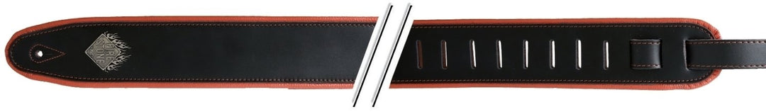 GEWA Guitar Straps F&S Comfort - black/orange