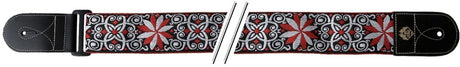GEWA Guitar Straps F&S Folk Jacquard - Red-White