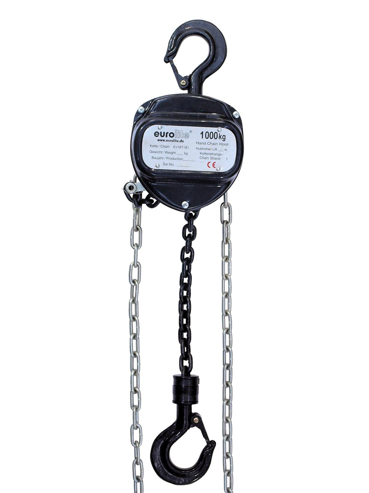 Eurolite Chain Hoist 10M/1.0T (Sort)