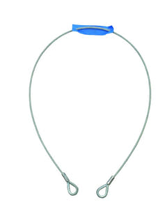Sikkerhedswire 100cm (15 kg) 4mm