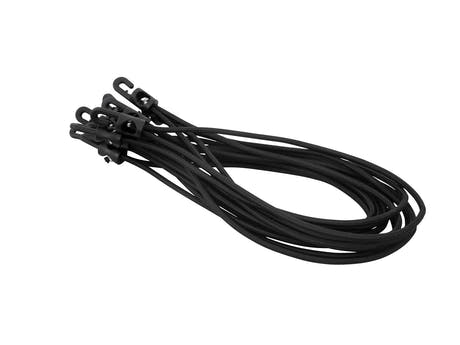 Spannfix elastikker 12 stk. (Sort)