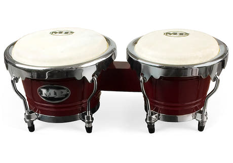 Mano MP1767-WRD Bongotrommer, vinrød