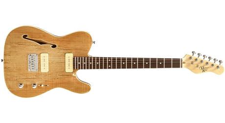 Michael Kelly 59 Thinline semi-hollow elguitar, Spalted Maple