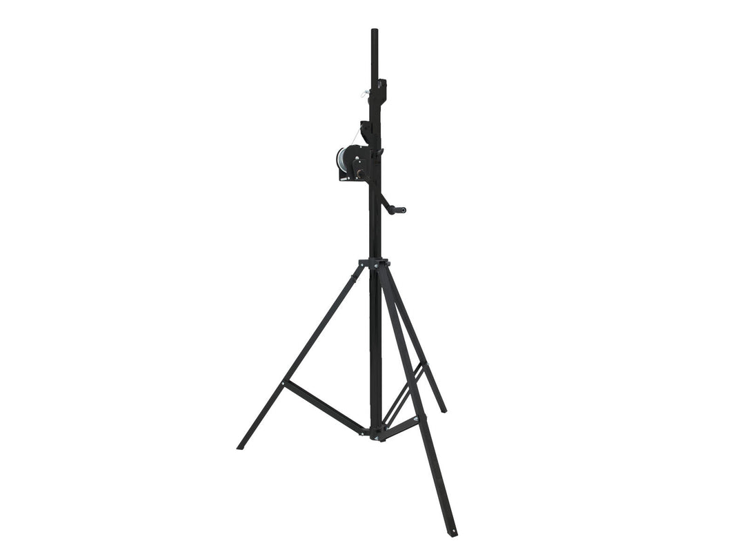 EUROLITE Set STT-400/85 Winch Stand TÜV/GS black + STV-3529 Adapter long