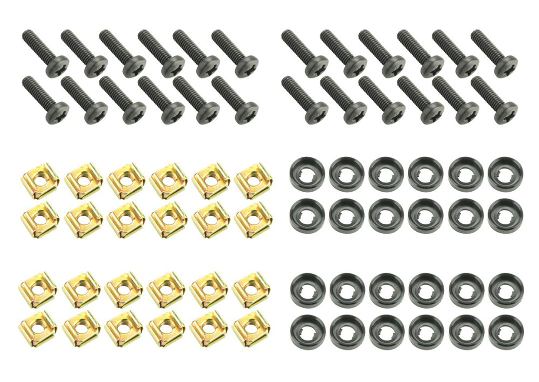 Adam Hall - Skruer til 19" rack, 20 mm / 24 stk.