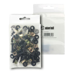 Adam Hall - Skruer til 19" rack, 20 mm / 24 stk.