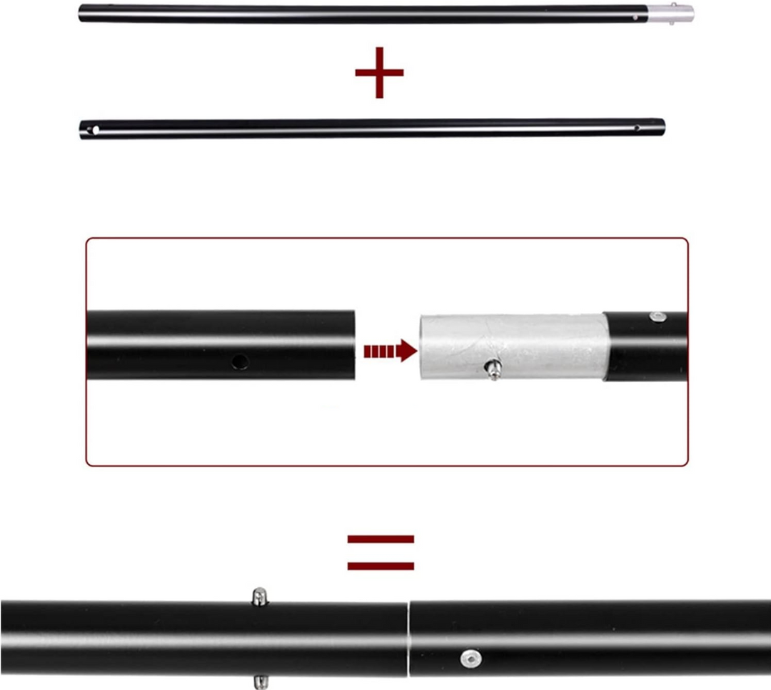 Baggrundsstativ – 200x200cm med cover og 4 klemmer