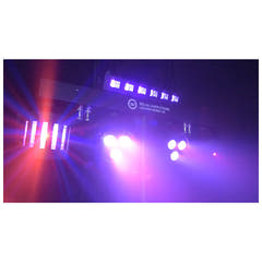 LIGHT4ME T-BAR LASER STROBE LED PAR DERBY UV IR multieffekt