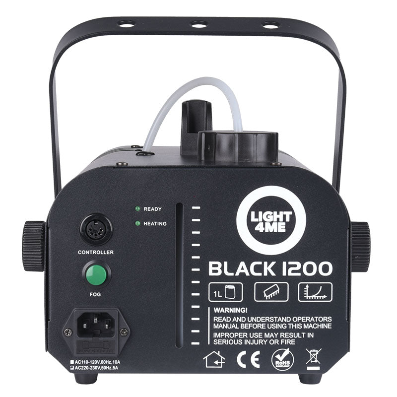 Light4Me 1200 BLACK røgmaskine