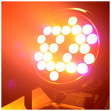 LIGHT4ME BLACK PAR 30x3W RGBA-UV LED pålidelig scenespotlight