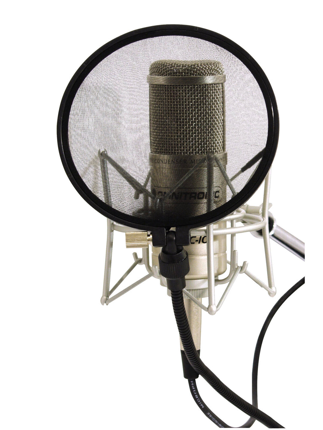 OMNITRONIC Microphone-Pop Filter, black