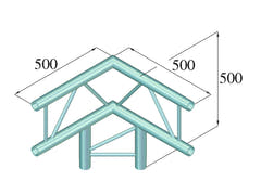 ALUTRUSS BILOCK BQ2-SPAL31V 3-way Corner 90° bk