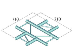 ALUTRUSS BILOCK BQ2-SPAC41H 4-way Cross Piece bk