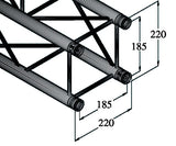 Alutruss DECOLOCK DQ4-1500 Firkantet Truss (1,5m)
