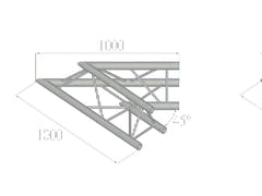 ALUTRUSS TRILOCK 6082AC-19 2-way Corner 45°