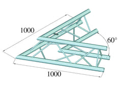 ALUTRUSS TRILOCK 6082AC-20 2-way Corner 60°