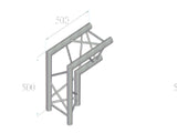 ALUTRUSS TRILOCK 6082AC-25 2-way Corner 90° \/