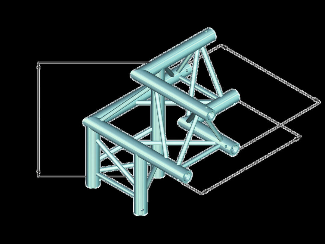 ALUTRUSS TRILOCK 6082AL-32 3-way Corner /\ left