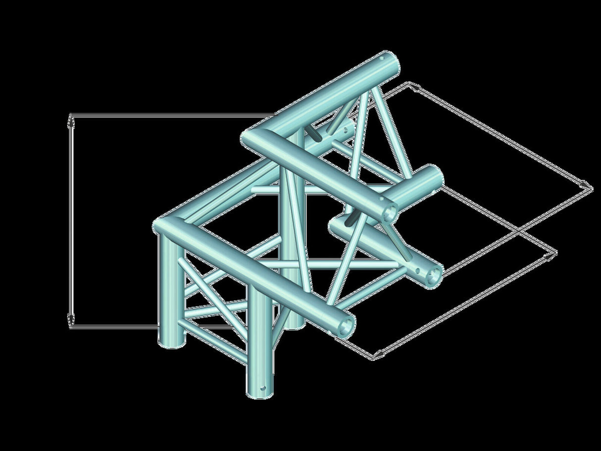 ALUTRUSS TRILOCK 6082AL-32 3-way Corner /\ left