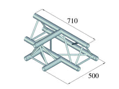 ALUTRUSS TRILOCK 6082AT-36 3-way T-Piece