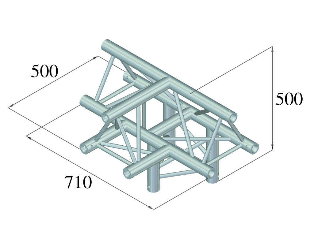 ALUTRUSS TRILOCK 6082AT-43 4-way Piece /\