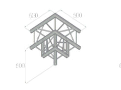 ALUTRUSS QUADLOCK TQ390-QQL30 3-way-Corner 90°
