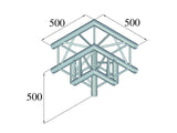 Alutruss QUADLOCK 6082L-30 3-way Corner (90°)