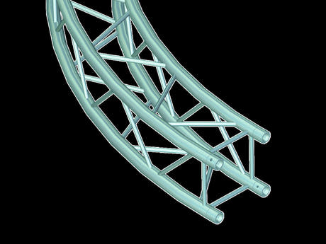 ALUTRUSS QUADLOCK 6082 Element for Circle 5m in.45°
