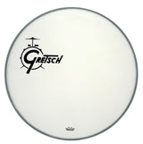Gretsch Ambassador Coated 20" stortrommeskind, sort logo til venstre