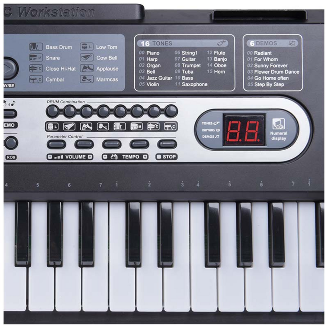 Keyboard med Mikrofon – 61 Tangenter til Børn
