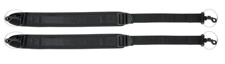 GEWA Rucksack assembly Form shaped violin/viola case - Backpack straps, 2 pieces (Length 56 - 96 cm)