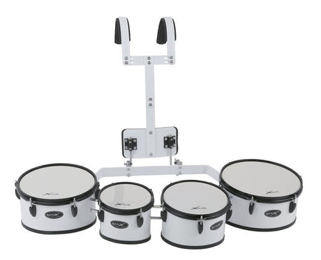 Basix quad-tom-sæt til march, 8", 10", 12" og 13"