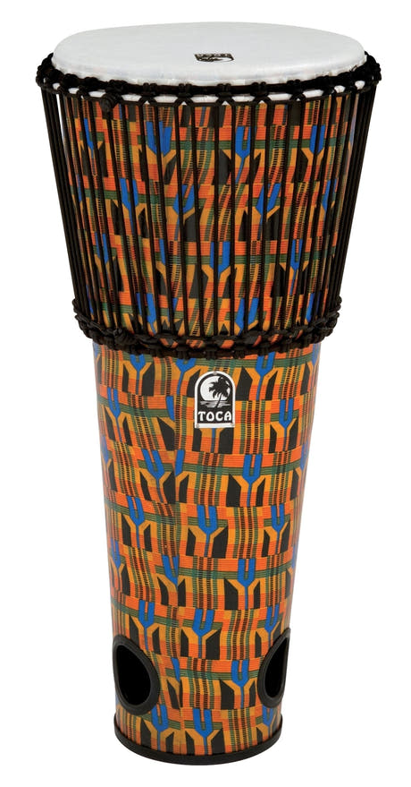 Toca Freestyle ashiko TFA-12RK, 12", rebstemt, Kente Cloth