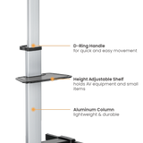 SAMPLEVARE - TV Stativ med hjul